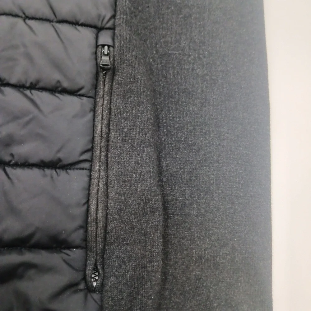 Polo Ralph Lauren Mens Hybrid Puffer Vest Black Quilted Knit 4XLT Big & Tall
